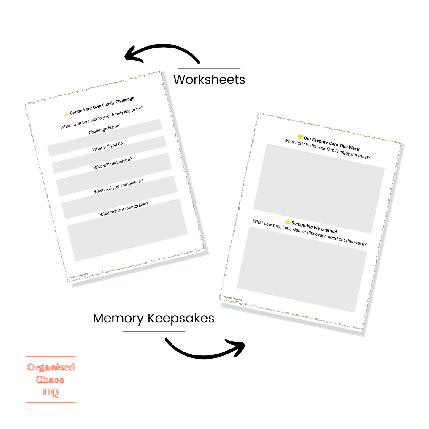 Daily Discovery System | 800 Printable Prompt & Challenge Cards for Kids | Homeschool Morning Basket Bundle, Family Activities & Screen-Free Learning