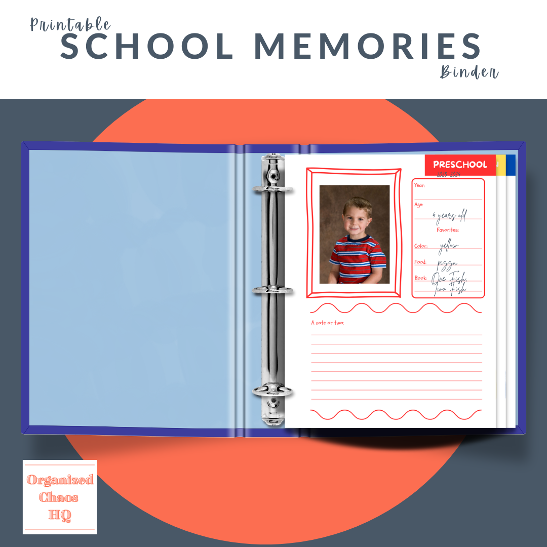 Printable Homeschool Memories Binder β Cherish Every Moment from Preschool to 12th Grade!