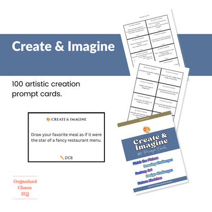 Daily Discovery System | 800 Printable Prompt & Challenge Cards for Kids | Homeschool Morning Basket Bundle, Family Activities & Screen-Free Learning
