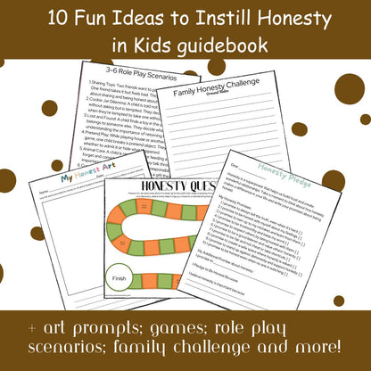 10 Fun Ideas to Instill Honesty in Kids Guidebook | Parenting Help | Kids Character